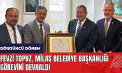 Fevzi Topuz, Milas Belediye Başkanlığı görevini devraldı