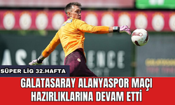 Galatasaray Alanyaspor maçı hazırlıklarına devam etti