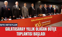 Galatasaray Yıllık Olağan Bütçe Toplantısı başladı