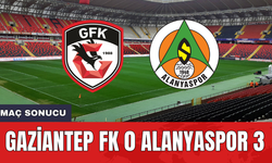 Gaziantep FK 0 Alanyaspor 3 Maç Sonucu