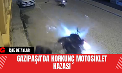 Gazipaşa’da Korkunç Motosiklet Kazası