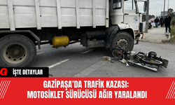 Gazipaşa’da Trafik Kazası: Motosiklet Sürücüsü Ağır Yaralandı