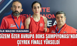 Gizem Özer Avrupa Boks Şampiyonası'nda çeyrek finale yükseldi