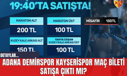 Adana Demirspor Kayserispor Maç Bileti Satışa Çıktı mı?