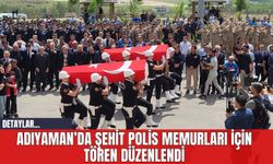 Adıyaman'da Şehit Polis Memurları İçin Tören Düzenlendi