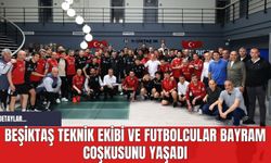 Beşiktaş Teknik Ekibi ve Futbolcular Bayram Coşkusunu Yaşadı