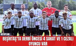Beşiktaş'ta Derbi Öncesi 4 Sakat ve 1 Cezalı Oyuncu Var