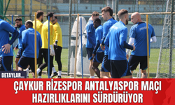 Çaykur Rizespor Antalyaspor Maçı Hazırlıklarını Sürdürüyor