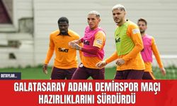 Galatasaray Adana Demirspor Maçı Hazırlıklarını Sürdürdü