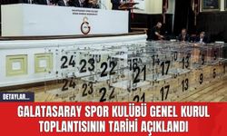 Galatasaray Spor Kulübü Genel Kurul Toplantısının Tarihi Açıklandı