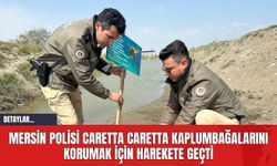Mersin Polisi Caretta Caretta Kaplumbağalarını Korumak İçin Harekete Geçti