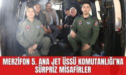 Merzifon 5. Ana Jet Üssü Komutanlığı’na Sürpriz Misafirler