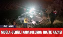 Muğla-Denizli Karayolunda Trafik Kazası: 2 Öl* 3 Yaralı