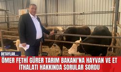 Ömer Fethi Gürer Tarım Bakanı'na Hayvan ve Et İthalatı Hakkında Sorular Sordu