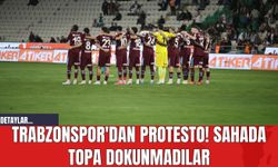 Trabzonspor'dan Protesto! Sahada Topa Dokunmadılar