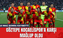 Göztepe Kocaelispor'a karşı mağlup oldu