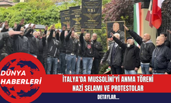 İtalya'da Mussolini'yi Anma Töreni: Nazi Selamı ve Protestolar