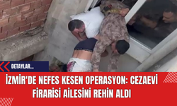 İzmir'de Nefes Kesen Operasyon: Cezaevi Firarisi Ailesini Rehin Aldı