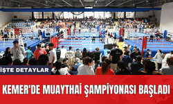 Kemer'de Muaythai Şampiyonası başladı