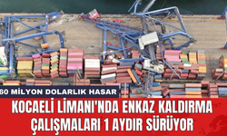 Kocaeli Limanı'nda enkaz kaldırma çalışmaları 1 aydır sürüyor