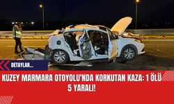 Kuzey Marmara Otoyolu'nda Korkutan Kaza: 1 Ölü 5 Yaralı!