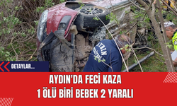 Aydın'da Feci Kaza: 1 Ölü Biri Bebek 2 Yaralı