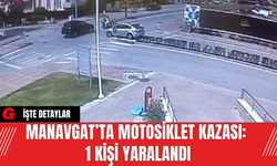 Manavgat’ta Motosiklet Kazası: 1 Kişi Yaralandı