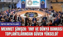 Mehmet Şimşek: 'IMF ve Dünya Bankası toplantılarından güven yükseldi'