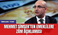 Mehmet Şimşek'ten emeklilere zam açıklaması: 'İmkanı yok"'