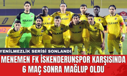 Menemen FK İskenderunspor karşısında 6 maç sonra mağlup oldu