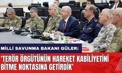 Milli Savunma Bakanı Güler: Ter*r örgütünün hareket kabiliyetini bitme noktasına getirdik