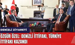 Özgür Özel: Denizli ittifakı Türkiye ittifakı kazandı