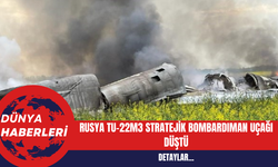 Rusya Tu-22M3 Stratejik Bombardıman Uçağı Düştü
