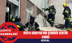 Rusya Ukrayna'nın Çernihiv Kentini Vurdu