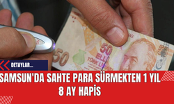 Samsun'da Sahte Para Sürmekten 1 yıl 8 ay hapis
