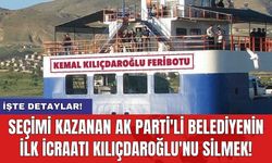 Seçimi kazanan AK Parti'li belediyenin ilk icraatı Kılıçdaroğlu'nu silmek!