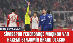 Sivasspor Fenerbahçe maçında VAR hakemi Benjamin Brand olacak