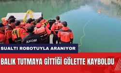 Adana'da balık tutmaya gittiği gölette kayboldu! Sualtı robotuyla aranıyor