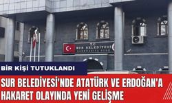 Sur Belediyesi'nde Atatürk ve Erdoğan'a hakaret! Bir kişi tutuklandı