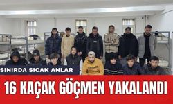 Tekirdağ'da 16 kaçak göçmen yakalandı