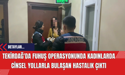 Tekirdağ'da Fuhuş Operasyonunda 34 Yabancı Kadın ve 6 Zanlı Yakalandı