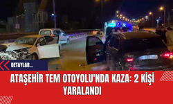 Ataşehir TEM Otoyolu'nda Kaza: 2 Kişi Yaralandı