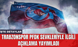 Trabzonspor PFDK sevkleriyle ilgili açıklama yayımladı