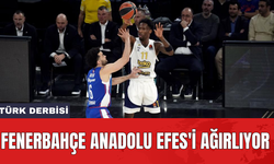 Türk derbisi: Fenerbahçe Anadolu Efes'i ağırlıyor