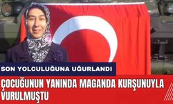 Adana'da çocuğunun yanında maganda kurşunuyla vurulan kadın defnedildi