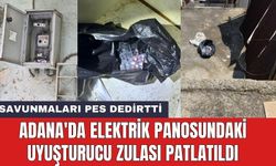 Adana'da Elektrik Panosundaki Uyuşturucu Zulası Patlatıldı
