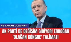 AK Parti de değişim gidiyor! Erdoğan 'Olağan Kongre' talimatı: Ne zaman olacak?