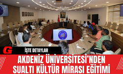 Akdeniz Üniversitesi’nden Sualtı Kültür Mirası Eğitimi