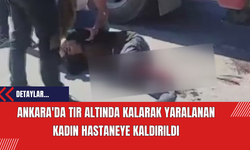 Ankara'da Tır Altında Kalarak Yaralanan Kadın Hastaneye Kaldırıldı