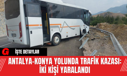 Antalya-Konya Yolunda Trafik Kazası: İki Kişi Yaralandı